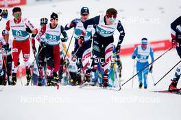 27.02.2021, Oberstdorf, Germany (GER): Mateusz Haratyk (POL), Naoto Baba (JPN), Ben Ogden (USA), (l-r)  - FIS nordic world ski championships cross-country, skiathlon men, Oberstdorf (GER). www.nordicfocus.com. © Modica/NordicFocus. Every downloaded picture is fee-liable.