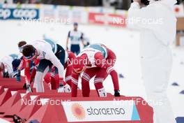 27.02.2021, Oberstdorf, Germany (GER): Emil Iversen (NOR), Alexander Bolshunov (RSF), (l-r)  - FIS nordic world ski championships cross-country, skiathlon men, Oberstdorf (GER). www.nordicfocus.com. © Modica/NordicFocus. Every downloaded picture is fee-liable.