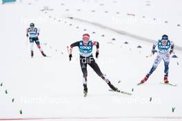 27.02.2021, Oberstdorf, Germany (GER): Teresa Stadlober (AUT), Charlotte Kalla (SWE), (l-r)  - FIS nordic world ski championships cross-country, skiathlon women, Oberstdorf (GER). www.nordicfocus.com. © Modica/NordicFocus. Every downloaded picture is fee-liable.