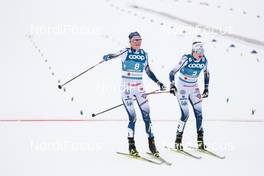 27.02.2021, Oberstdorf, Germany (GER): Frida Karlsson (SWE), Ebba Andersson (SWE), (l-r)  - FIS nordic world ski championships cross-country, skiathlon women, Oberstdorf (GER). www.nordicfocus.com. © Modica/NordicFocus. Every downloaded picture is fee-liable.