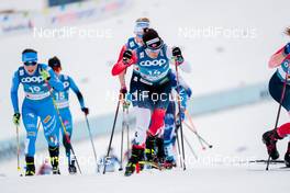 27.02.2021, Oberstdorf, Germany (GER): Anna Comarella (ITA), Heidi Weng (NOR), (l-r)  - FIS nordic world ski championships cross-country, skiathlon women, Oberstdorf (GER). www.nordicfocus.com. © Modica/NordicFocus. Every downloaded picture is fee-liable.