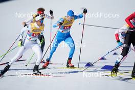 28.02.2021, Oberstdorf, Germany (GER): Manex Silva (BRA), Apostolos Angelis (GRE) - FIS nordic world ski championships cross-country, team sprint, Oberstdorf (GER). www.nordicfocus.com. © Modica/NordicFocus. Every downloaded picture is fee-liable.