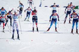 28.02.2021, Oberstdorf, Germany (GER): Tiril Udnes Weng (NOR), Nadine Faehndrich (SUI), Laurien Van Der Graaff (SUI), (l-r)  - FIS nordic world ski championships cross-country, team sprint, Oberstdorf (GER). www.nordicfocus.com. © Thibaut/NordicFocus. Every downloaded picture is fee-liable.