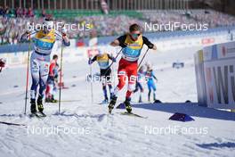 28.02.2021, Oberstdorf, Germany (GER): Oskar Svensson (SWE), Dominik Bury (POL), (l-r)  - FIS nordic world ski championships cross-country, team sprint, Oberstdorf (GER). www.nordicfocus.com. © Thibaut/NordicFocus. Every downloaded picture is fee-liable.