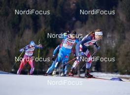 28.02.2021, Oberstdorf, Germany (GER): Flora Dolci (FRA), Rosie Brennan (USA), (l-r)  - FIS nordic world ski championships cross-country, team sprint, Oberstdorf (GER). www.nordicfocus.com. © Thibaut/NordicFocus. Every downloaded picture is fee-liable.