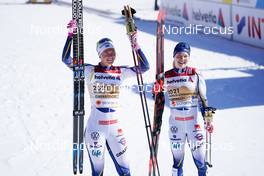 28.02.2021, Oberstdorf, Germany (GER): Jonna Sundling (SWE), Maja Dahlqvist (SWE), (l-r)  - FIS nordic world ski championships cross-country, team sprint, Oberstdorf (GER). www.nordicfocus.com. © Thibaut/NordicFocus. Every downloaded picture is fee-liable.