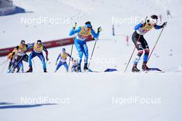 28.02.2021, Oberstdorf, Germany (GER): Francesco De Fabiani (ITA), Ludek Seller (CZE), (l-r)  - FIS nordic world ski championships cross-country, team sprint, Oberstdorf (GER). www.nordicfocus.com. © Thibaut/NordicFocus. Every downloaded picture is fee-liable.