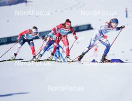 28.02.2021, Oberstdorf, Germany (GER): Maja Dahlqvist (SWE), Jonna Sundling (SWE), (l-r)  - FIS nordic world ski championships cross-country, team sprint, Oberstdorf (GER). www.nordicfocus.com. © Modica/NordicFocus. Every downloaded picture is fee-liable.