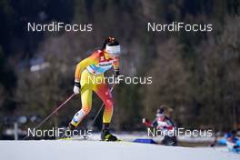 28.02.2021, Oberstdorf, Germany (GER): Dinigeer Yilamujiang (CHN) - FIS nordic world ski championships cross-country, team sprint, Oberstdorf (GER). www.nordicfocus.com. © Modica/NordicFocus. Every downloaded picture is fee-liable.