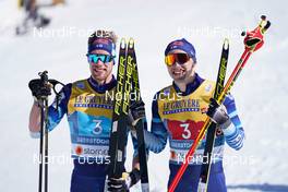 28.02.2021, Oberstdorf, Germany (GER): Joni Maki (FIN), Ristomatti Hakola (FIN), (l-r)  - FIS nordic world ski championships cross-country, team sprint, Oberstdorf (GER). www.nordicfocus.com. © Thibaut/NordicFocus. Every downloaded picture is fee-liable.
