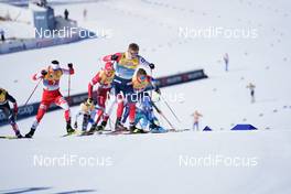 28.02.2021, Oberstdorf, Germany (GER): Maciej Starega (POL), Erik Valnes (NOR), (l-r)  - FIS nordic world ski championships cross-country, team sprint, Oberstdorf (GER). www.nordicfocus.com. © Modica/NordicFocus. Every downloaded picture is fee-liable.