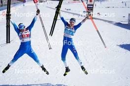 28.02.2021, Oberstdorf, Germany (GER): Eva Urevc (SLO), Anamarija Lampic (SLO), (l-r)  - FIS nordic world ski championships cross-country, team sprint, Oberstdorf (GER). www.nordicfocus.com. © Thibaut/NordicFocus. Every downloaded picture is fee-liable.