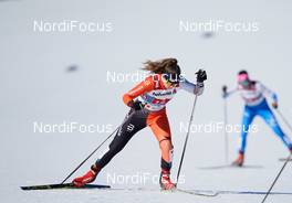 28.02.2021, Oberstdorf, Germany (GER): Egle Savickaite (LTU) - FIS nordic world ski championships cross-country, team sprint, Oberstdorf (GER). www.nordicfocus.com. © Modica/NordicFocus. Every downloaded picture is fee-liable.