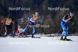 28.02.2021, Oberstdorf, Germany (GER): Ricardo Izquierdo-Bernier (ESP), Olzhas Klimin (KAZ), (l-r)  - FIS nordic world ski championships cross-country, team sprint, Oberstdorf (GER). www.nordicfocus.com. © Thibaut/NordicFocus. Every downloaded picture is fee-liable.