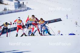 28.02.2021, Oberstdorf, Germany (GER): Maciej Starega (POL), Erik Valnes (NOR), James Clugnet (GBR), (l-r)  - FIS nordic world ski championships cross-country, team sprint, Oberstdorf (GER). www.nordicfocus.com. © Modica/NordicFocus. Every downloaded picture is fee-liable.