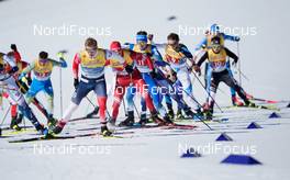 28.02.2021, Oberstdorf, Germany (GER): Erik Valnes (NOR) - FIS nordic world ski championships cross-country, team sprint, Oberstdorf (GER). www.nordicfocus.com. © Modica/NordicFocus. Every downloaded picture is fee-liable.