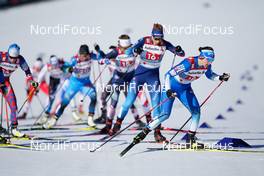28.02.2021, Oberstdorf, Germany (GER): Laurien Van Der Graaff (SUI), Eva Urevc (SLO), (l-r)  - FIS nordic world ski championships cross-country, team sprint, Oberstdorf (GER). www.nordicfocus.com. © Thibaut/NordicFocus. Every downloaded picture is fee-liable.