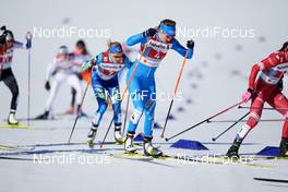 28.02.2021, Oberstdorf, Germany (GER): Lucia Scardoni (ITA) - FIS nordic world ski championships cross-country, team sprint, Oberstdorf (GER). www.nordicfocus.com. © Modica/NordicFocus. Every downloaded picture is fee-liable.