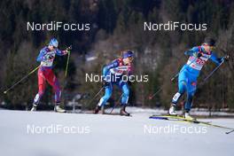 28.02.2021, Oberstdorf, Germany (GER): Alena Prochazkova (SVK), Laurien Van Der Graaff (SUI), Flora Dolci (FRA), (l-r)  - FIS nordic world ski championships cross-country, team sprint, Oberstdorf (GER). www.nordicfocus.com. © Thibaut/NordicFocus. Every downloaded picture is fee-liable.