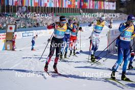 28.02.2021, Oberstdorf, Germany (GER): Graham Ritchie (CAN), Oskar Svensson (SWE) - FIS nordic world ski championships cross-country, team sprint, Oberstdorf (GER). www.nordicfocus.com. © Thibaut/NordicFocus. Every downloaded picture is fee-liable.