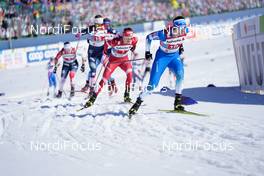 28.02.2021, Oberstdorf, Germany (GER): Yulia Stupak (RSF), Eva Urevc (SLO), (l-r)  - FIS nordic world ski championships cross-country, team sprint, Oberstdorf (GER). www.nordicfocus.com. © Thibaut/NordicFocus. Every downloaded picture is fee-liable.