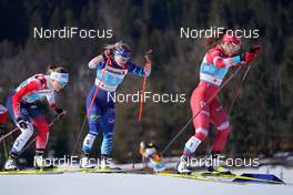 28.02.2021, Oberstdorf, Germany (GER): Jasmi Joensuu (FIN), Natalia Nepryaeva (RSF), (l-r)  - FIS nordic world ski championships cross-country, team sprint, Oberstdorf (GER). www.nordicfocus.com. © Modica/NordicFocus. Every downloaded picture is fee-liable.