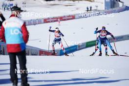 28.02.2021, Oberstdorf, Germany (GER): Rosie Brennan (USA), Laurien Van Der Graaff (SUI), (l-r)  - FIS nordic world ski championships cross-country, team sprint, Oberstdorf (GER). www.nordicfocus.com. © Thibaut/NordicFocus. Every downloaded picture is fee-liable.