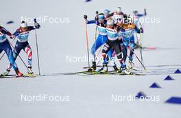 28.02.2021, Oberstdorf, Germany (GER): Sadie Maubet Bjornsen (USA), Katerina Janatova (CZE), (l-r)  - FIS nordic world ski championships cross-country, team sprint, Oberstdorf (GER). www.nordicfocus.com. © Thibaut/NordicFocus. Every downloaded picture is fee-liable.