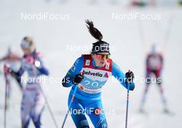 28.02.2021, Oberstdorf, Germany (GER): Lena Quintin (FRA) - FIS nordic world ski championships cross-country, team sprint, Oberstdorf (GER). www.nordicfocus.com. © Thibaut/NordicFocus. Every downloaded picture is fee-liable.