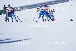 28.02.2021, Oberstdorf, Germany (GER): Laurien Van Der Graaff (SUI), Eva Urevc (SLO), (l-r)  - FIS nordic world ski championships cross-country, team sprint, Oberstdorf (GER). www.nordicfocus.com. © Thibaut/NordicFocus. Every downloaded picture is fee-liable.