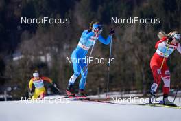 28.02.2021, Oberstdorf, Germany (GER): Greta Laurent (ITA) - FIS nordic world ski championships cross-country, team sprint, Oberstdorf (GER). www.nordicfocus.com. © Modica/NordicFocus. Every downloaded picture is fee-liable.