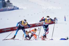 28.02.2021, Oberstdorf, Germany (GER): Gus Schumacher (USA) - FIS nordic world ski championships cross-country, team sprint, Oberstdorf (GER). www.nordicfocus.com. © Thibaut/NordicFocus. Every downloaded picture is fee-liable.