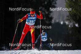 24.02.2021, Oberstdorf, Germany (GER): Nikola Kostoski (MKD) - FIS nordic world ski championships cross-country, training, Oberstdorf (GER). www.nordicfocus.com. © Vianney THIBAUT/NordicFocus. Every downloaded picture is fee-liable.
