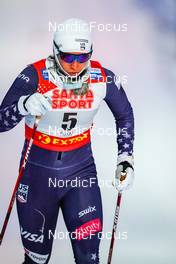 27.11.2021, Ruka, Finland (FIN): Julia Kern (USA) - FIS world cup cross-country, 10km women, Ruka (FIN). www.nordicfocus.com. © Thibaut/NordicFocus. Every downloaded picture is fee-liable.