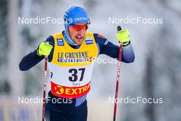 27.11.2021, Ruka, Finland (FIN): Jonas Dobler (GER) - FIS world cup cross-country, 15km men, Ruka (FIN). www.nordicfocus.com. © Thibaut/NordicFocus. Every downloaded picture is fee-liable.