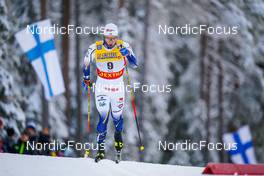 27.11.2021, Ruka, Finland (FIN): Gustaf Berglund (SWE) - FIS world cup cross-country, 15km men, Ruka (FIN). www.nordicfocus.com. © Thibaut/NordicFocus. Every downloaded picture is fee-liable.