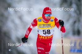 27.11.2021, Ruka, Finland (FIN): Ilia Semikov (RUS) - FIS world cup cross-country, 15km men, Ruka (FIN). www.nordicfocus.com. © Thibaut/NordicFocus. Every downloaded picture is fee-liable.