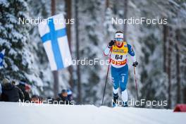 27.11.2021, Ruka, Finland (FIN): Andrew Musgrave (GBR) - FIS world cup cross-country, 15km men, Ruka (FIN). www.nordicfocus.com. © Thibaut/NordicFocus. Every downloaded picture is fee-liable.