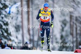 27.11.2021, Ruka, Finland (FIN): Jonas Dobler (GER) - FIS world cup cross-country, 15km men, Ruka (FIN). www.nordicfocus.com. © Thibaut/NordicFocus. Every downloaded picture is fee-liable.