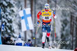 27.11.2021, Ruka, Finland (FIN): Simen Hegstad Krueger (NOR) - FIS world cup cross-country, 15km men, Ruka (FIN). www.nordicfocus.com. © Thibaut/NordicFocus. Every downloaded picture is fee-liable.