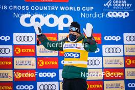 27.11.2021, Ruka, Finland (FIN): Johannes Hoesflot Klaebo (NOR) - FIS world cup cross-country, 15km men, Ruka (FIN). www.nordicfocus.com. © Thibaut/NordicFocus. Every downloaded picture is fee-liable.