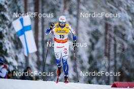 27.11.2021, Ruka, Finland (FIN): Eric Rosjoe (SWE) - FIS world cup cross-country, 15km men, Ruka (FIN). www.nordicfocus.com. © Thibaut/NordicFocus. Every downloaded picture is fee-liable.