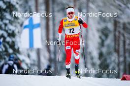 27.11.2021, Ruka, Finland (FIN): Mateusz Haratyk (POL) - FIS world cup cross-country, 15km men, Ruka (FIN). www.nordicfocus.com. © Thibaut/NordicFocus. Every downloaded picture is fee-liable.