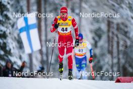27.11.2021, Ruka, Finland (FIN): Ivan Yakimushkin (RUS) - FIS world cup cross-country, 15km men, Ruka (FIN). www.nordicfocus.com. © Thibaut/NordicFocus. Every downloaded picture is fee-liable.