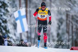 27.11.2021, Ruka, Finland (FIN): Russell Kennedy (CAN) - FIS world cup cross-country, 15km men, Ruka (FIN). www.nordicfocus.com. © Thibaut/NordicFocus. Every downloaded picture is fee-liable.