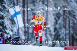 27.11.2021, Ruka, Finland (FIN): Dominik Bury (POL) - FIS world cup cross-country, 15km men, Ruka (FIN). www.nordicfocus.com. © Thibaut/NordicFocus. Every downloaded picture is fee-liable.