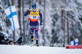 27.11.2021, Ruka, Finland (FIN): Hunter Wonders (USA) - FIS world cup cross-country, 15km men, Ruka (FIN). www.nordicfocus.com. © Thibaut/NordicFocus. Every downloaded picture is fee-liable.