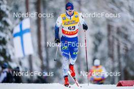 27.11.2021, Ruka, Finland (FIN): Lauri Lepisto (FIN) - FIS world cup cross-country, 15km men, Ruka (FIN). www.nordicfocus.com. © Thibaut/NordicFocus. Every downloaded picture is fee-liable.