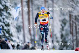 27.11.2021, Ruka, Finland (FIN): Lucas Boegl (GER) - FIS world cup cross-country, 15km men, Ruka (FIN). www.nordicfocus.com. © Thibaut/NordicFocus. Every downloaded picture is fee-liable.