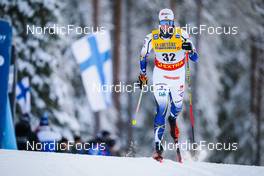 27.11.2021, Ruka, Finland (FIN): Calle Halfvarsson (SWE) - FIS world cup cross-country, 15km men, Ruka (FIN). www.nordicfocus.com. © Thibaut/NordicFocus. Every downloaded picture is fee-liable.